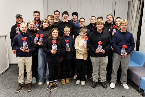 Gruppenbild der Jugendfeuerwehr vom 06. Dezember 2024